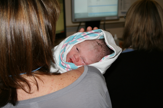 Douglas on Niki's shoulder